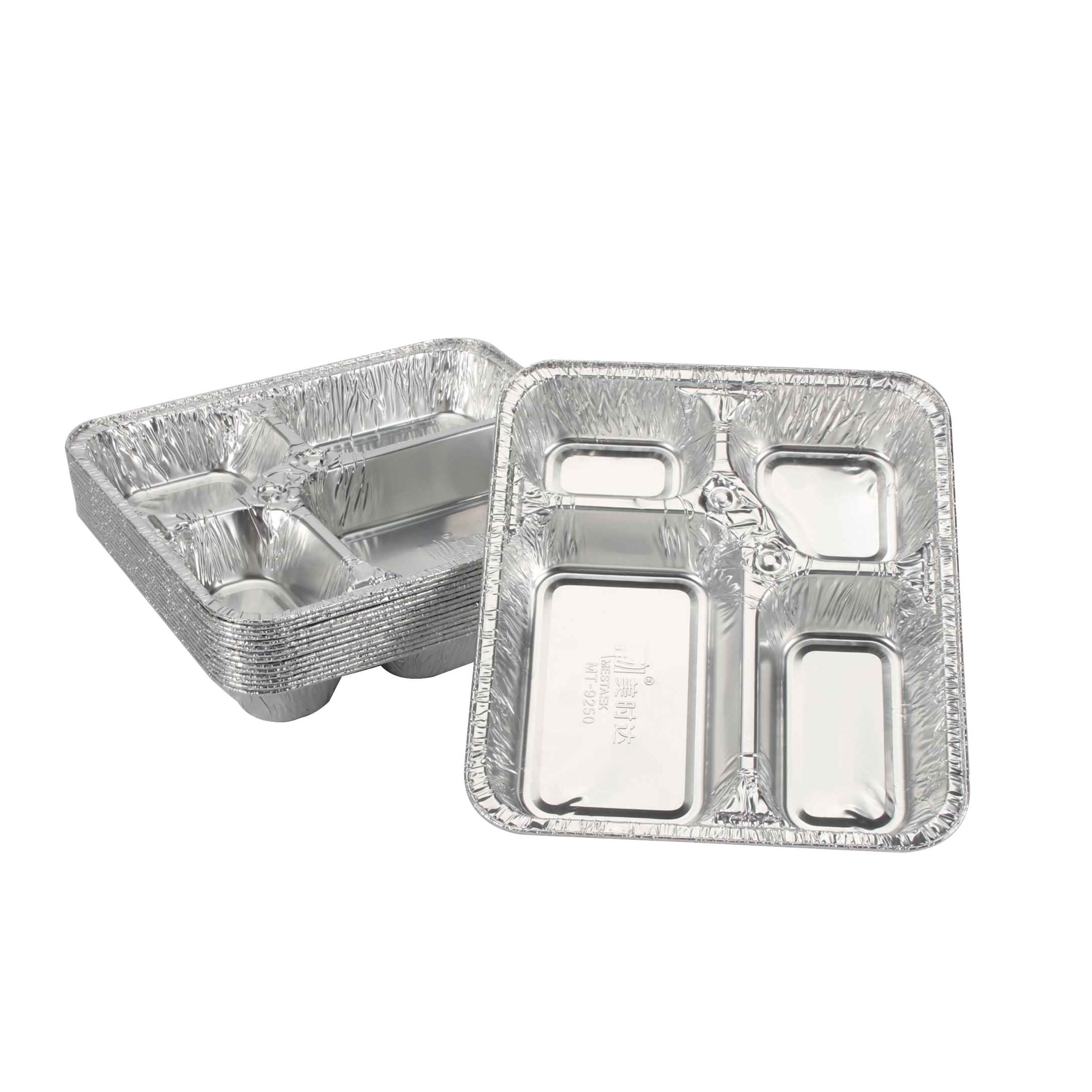 4 compartment foil take-out pan