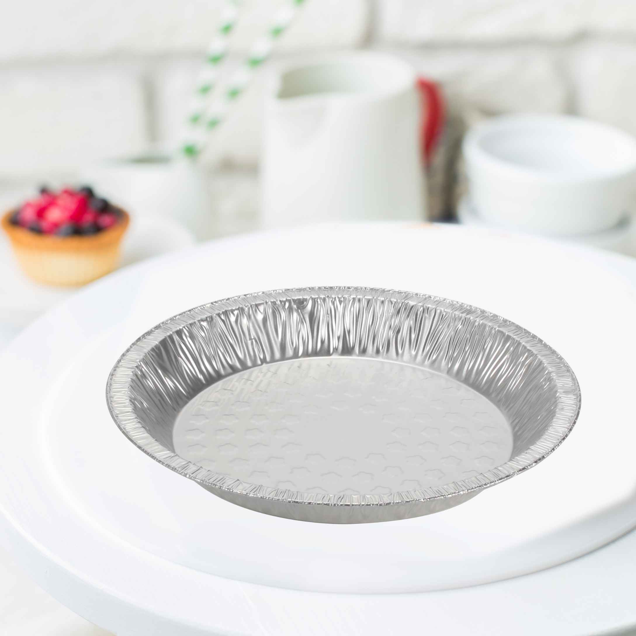 round aluminum foil tray