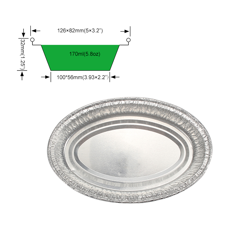 Oval foil pan