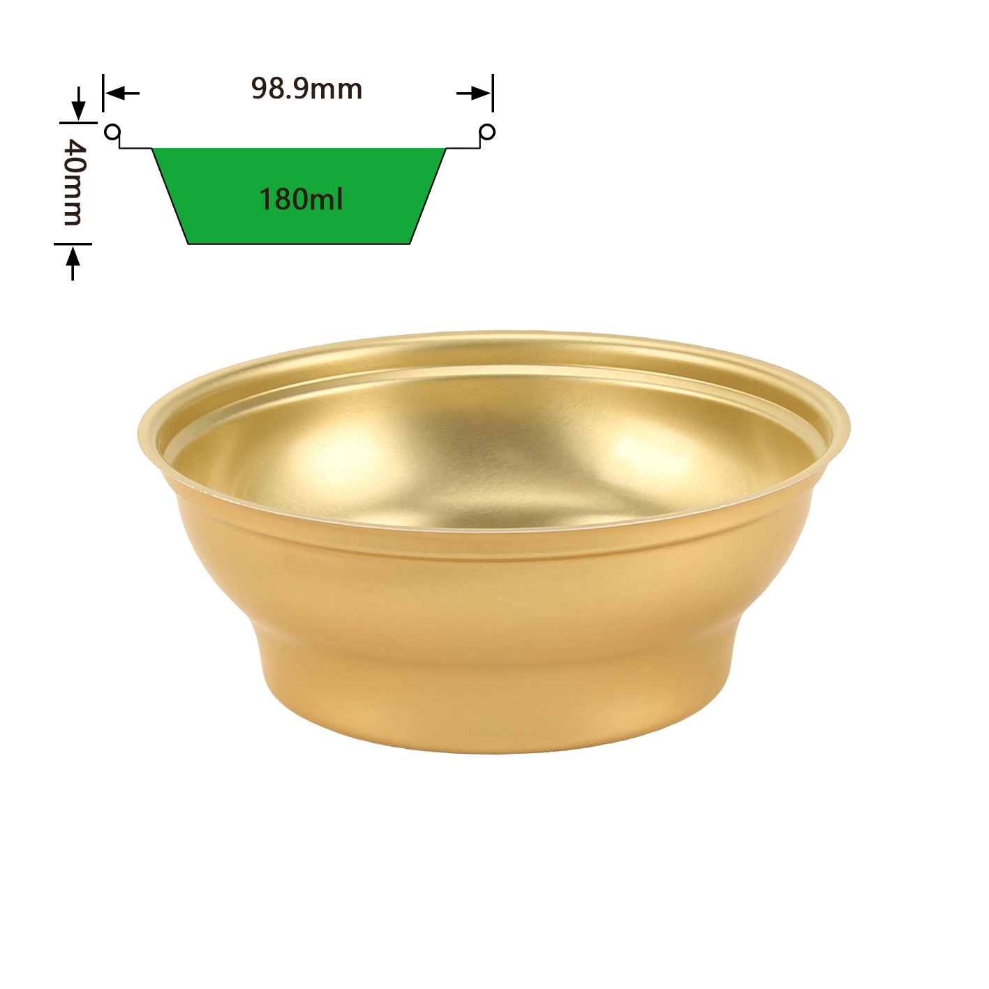 High Quality Aluminum Bowl Container