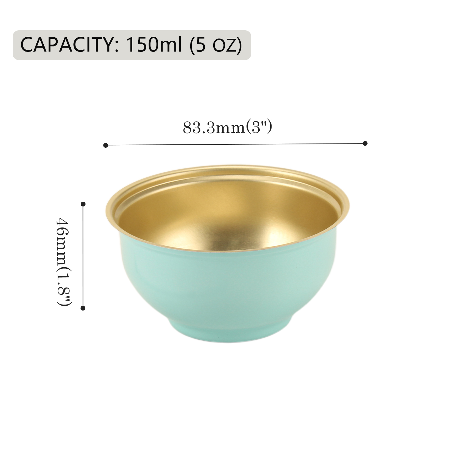 Aluminum Cubilose Bowl