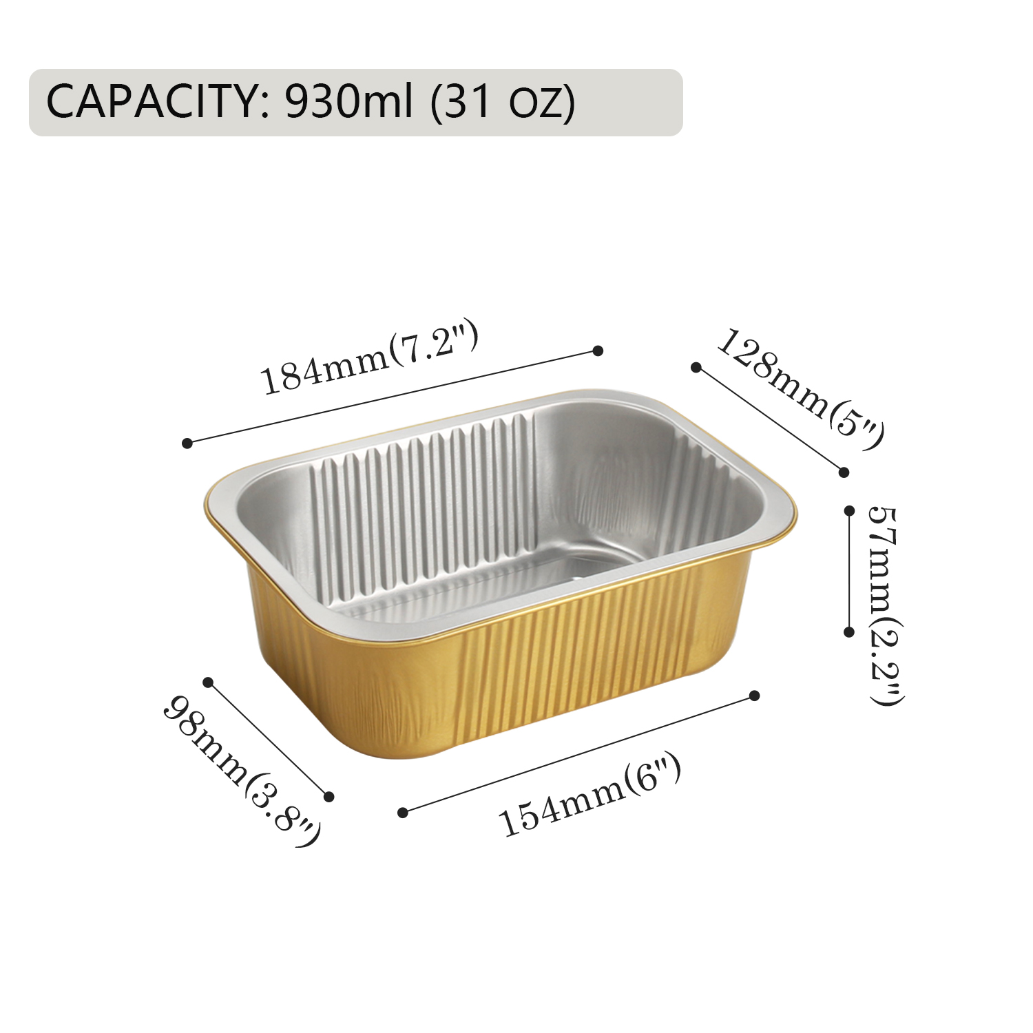 Aluminum Foil Catering Trays