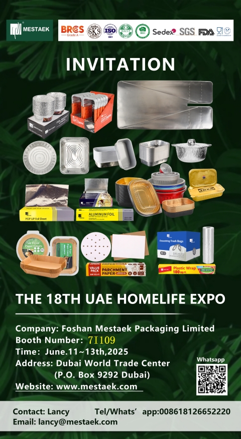 MESTAEK to Showcase Premium Aluminum Foil Products at the 18th UAE Homelife Expo 2025